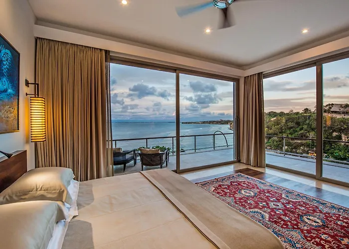 The Luxe Bali - Luxury 3 Bedroom Cliff Ocean Edge فيلة *